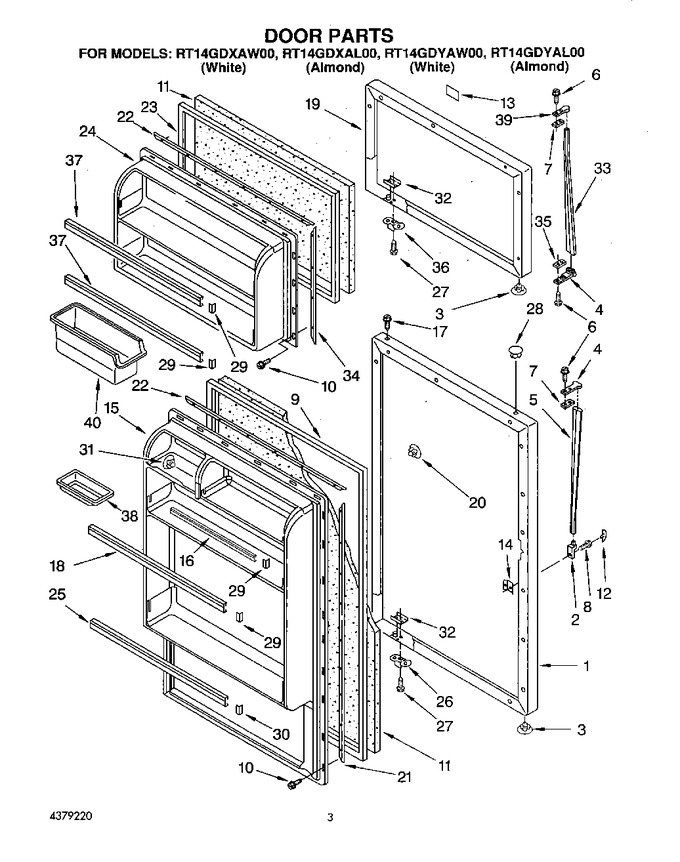 Diagram for RT14GDXAL00