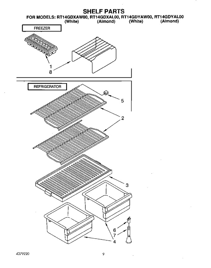 Diagram for RT14GDYAW00