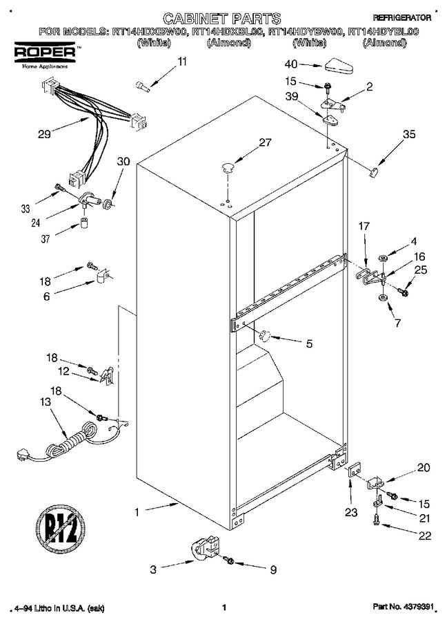 Diagram for RT14HDYBL00