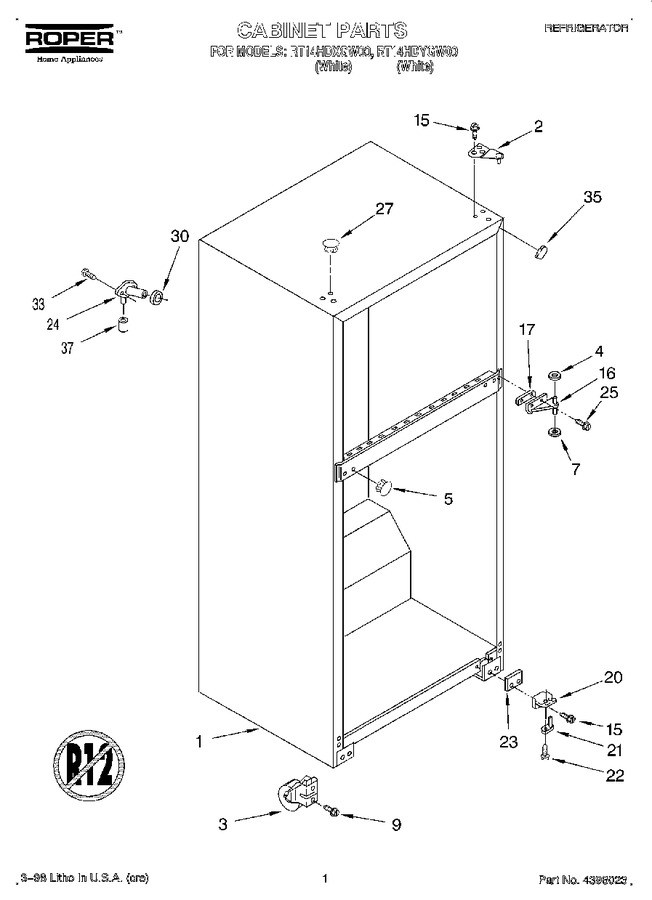 Diagram for RT14HDXGW00
