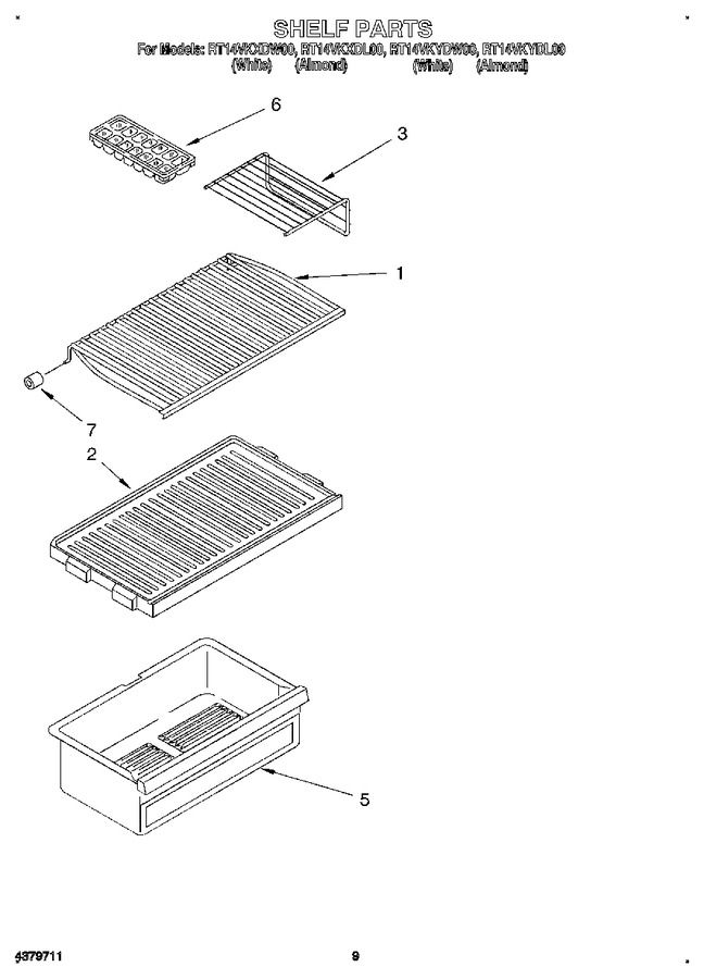 Diagram for RT14VKYDW00