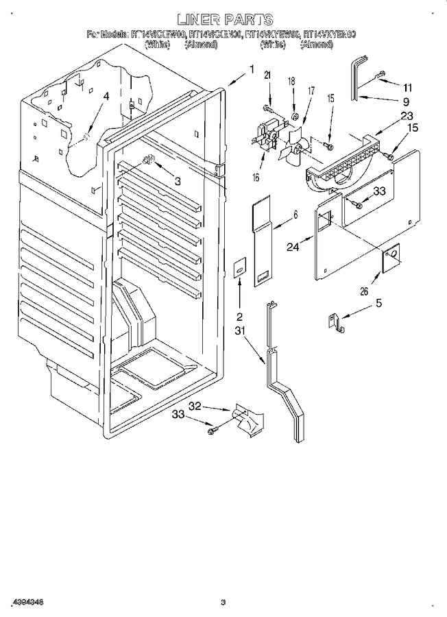 Diagram for RT14VKYEW00
