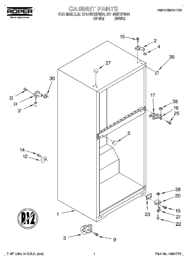 Diagram for RT14WKYFW01