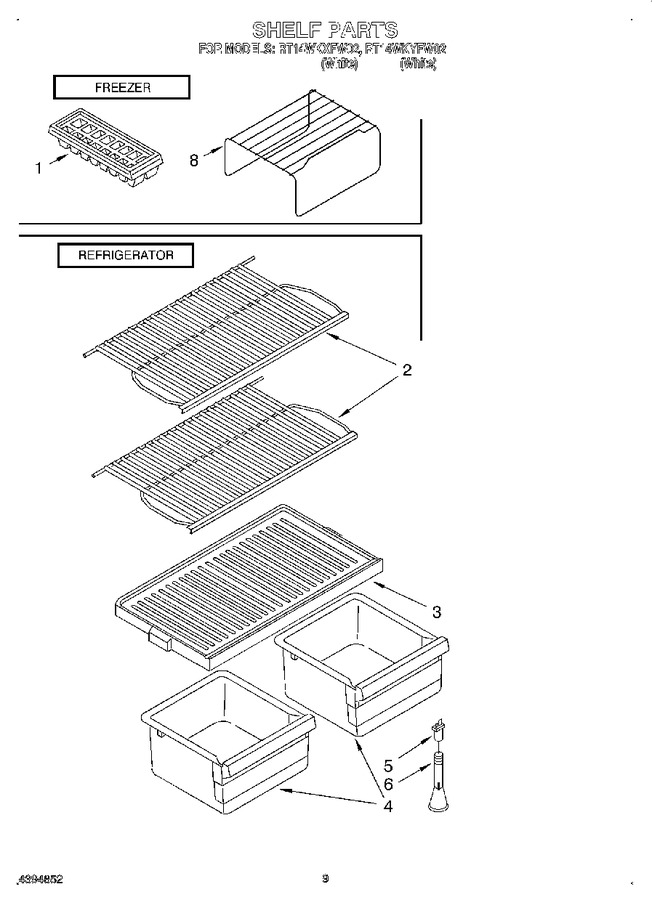 Diagram for RT14WKXFW02