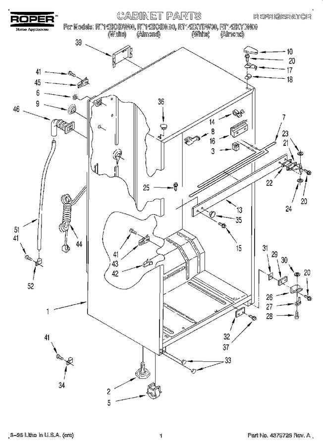Diagram for RT14ZKYDW00