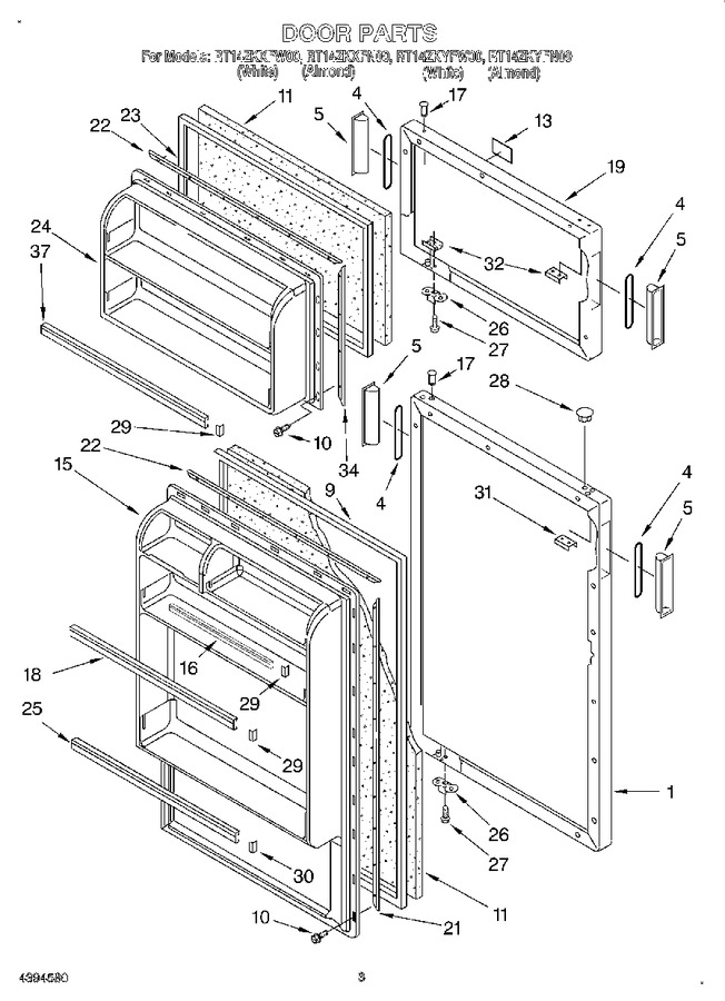 Diagram for RT14ZKXFW00