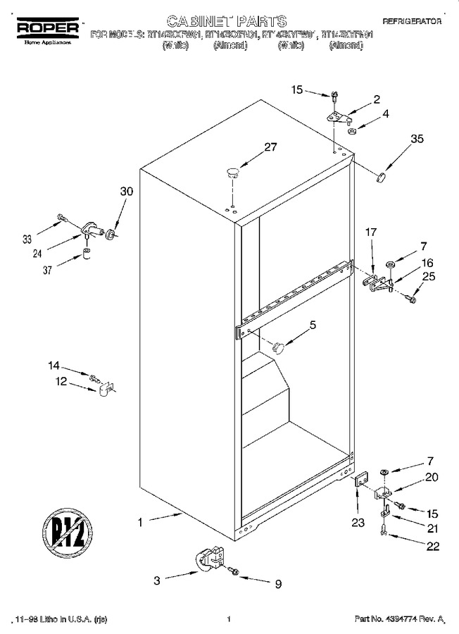Diagram for RT14ZKXFN01