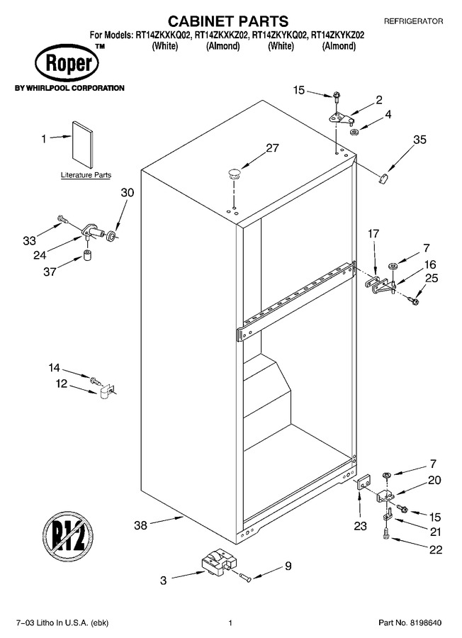 Diagram for RT14ZKYKZ02