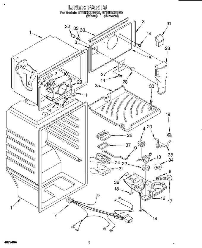 Diagram for RT16DKXBW00