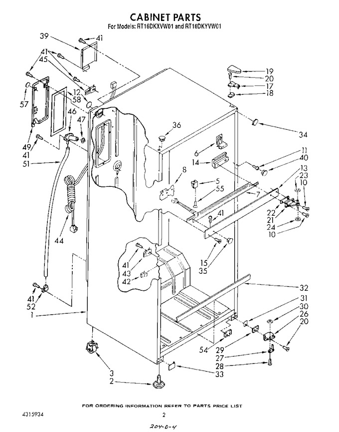 Diagram for RT16DKXVG01