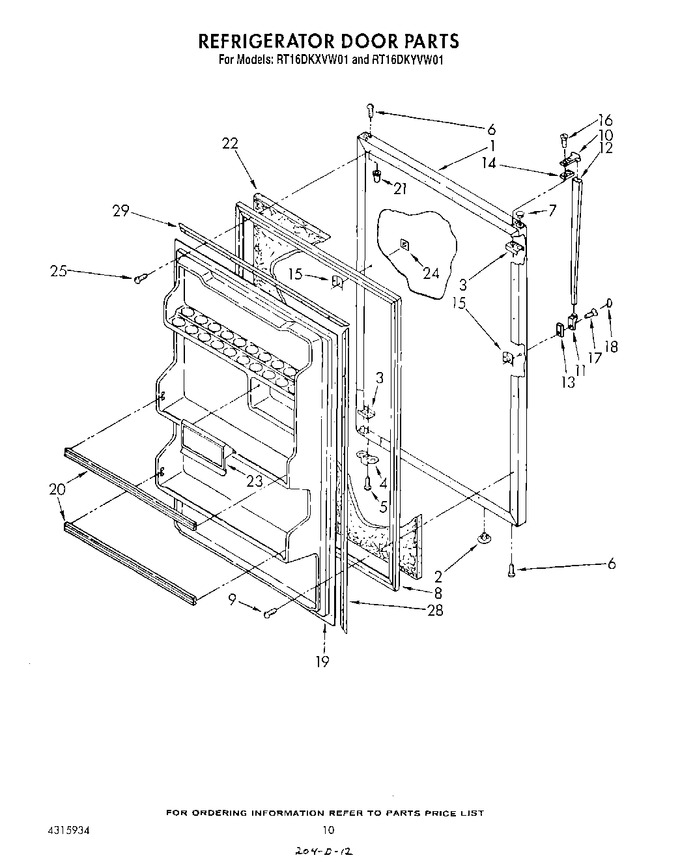 Diagram for RT16DKXVW01