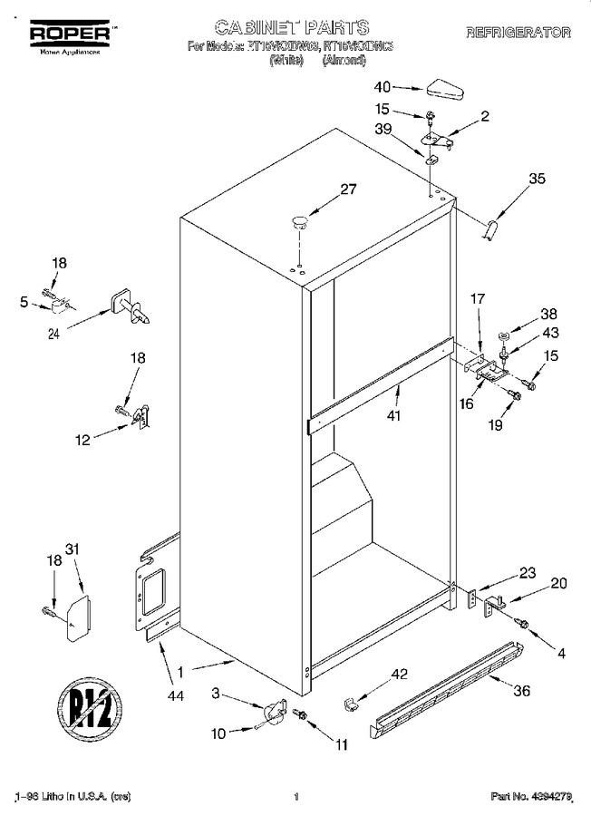 Diagram for RT16VKXDW03