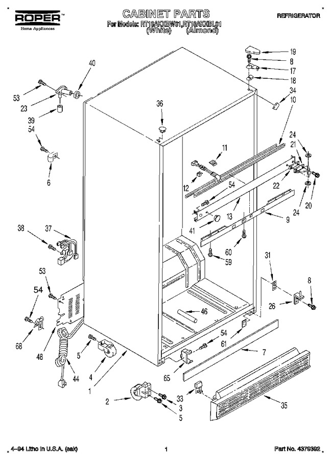 Diagram for RT18AKXBW01