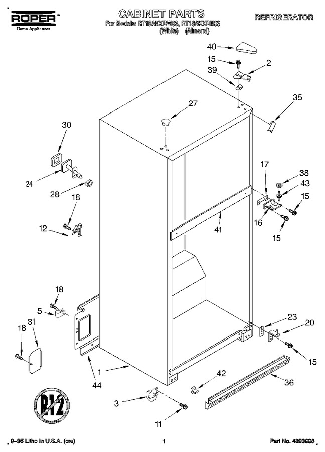 Diagram for RT18AKXDW03