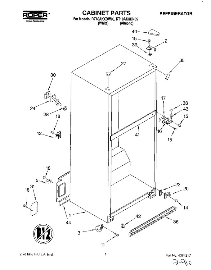 Diagram for RT18AKXDW05