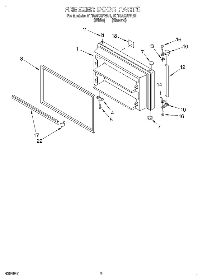 Diagram for RT18AKXFW01