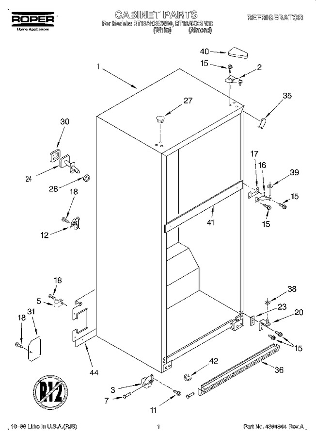 Diagram for RT18AKXGW00