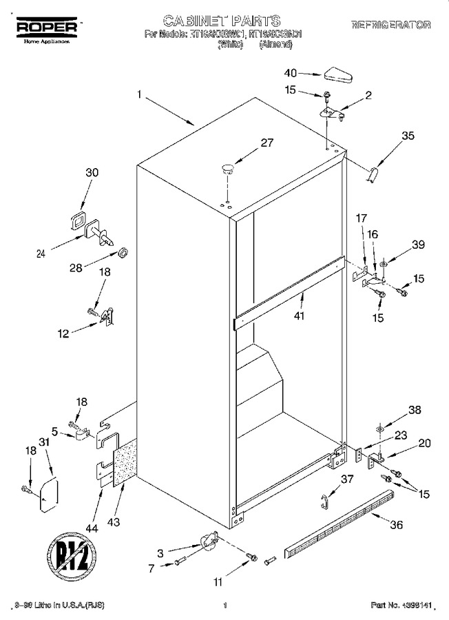 Diagram for RT18AKXGN01