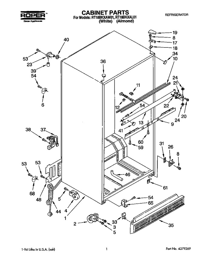Diagram for RT18BKXAW01