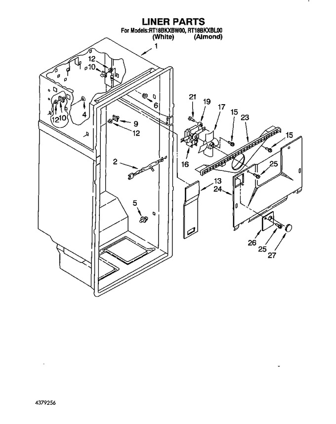 Diagram for RT18BKXBL00