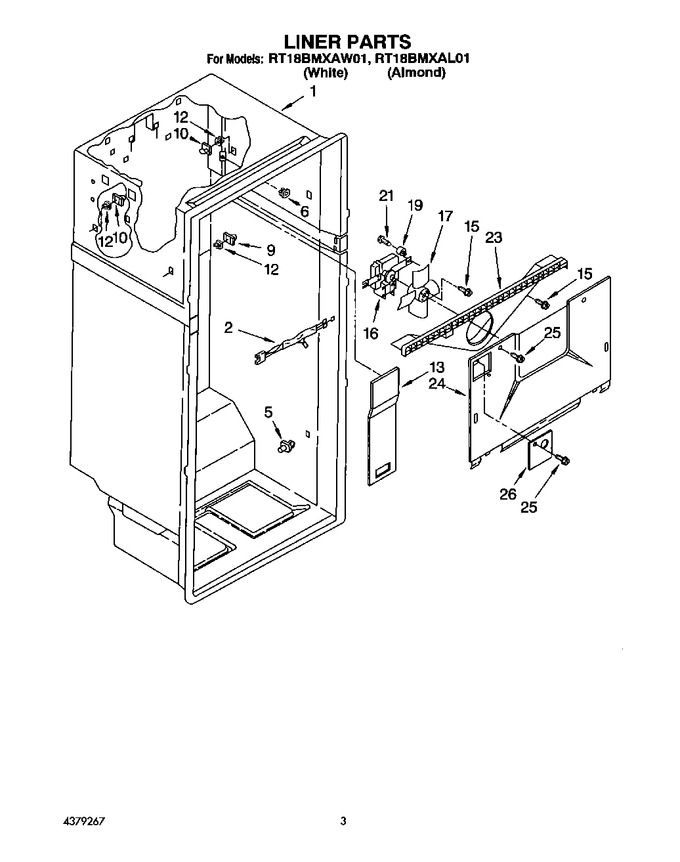 Diagram for RT18BMXAW01