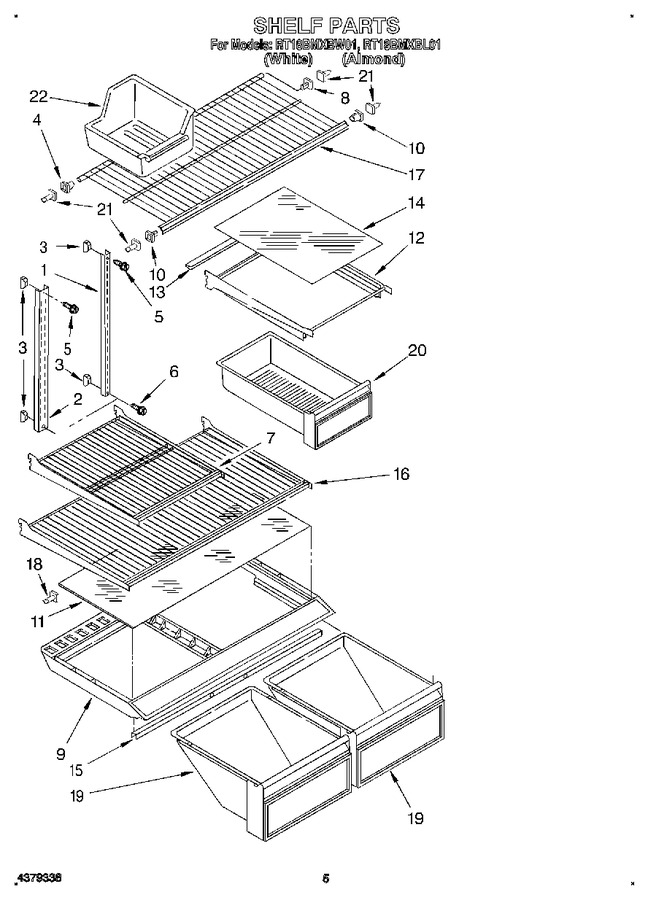 Diagram for RT18BMXBW01