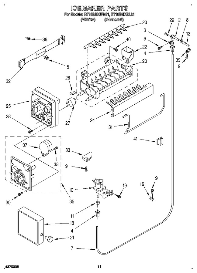 Diagram for RT18BMXBW01
