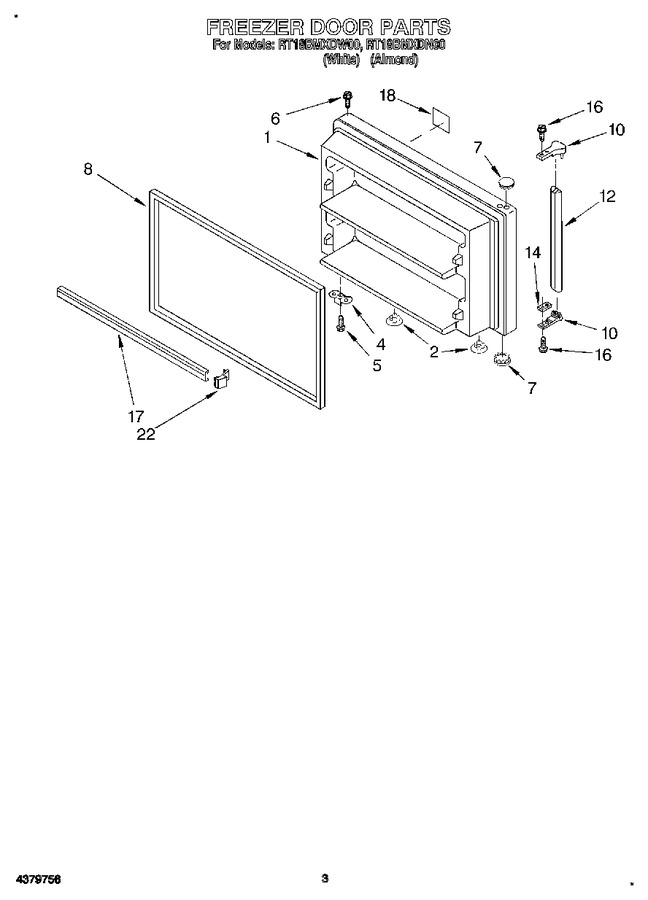 Diagram for RT18BMXDW00