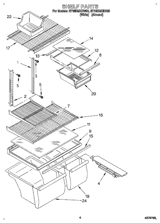 Diagram for RT18BMXDW00