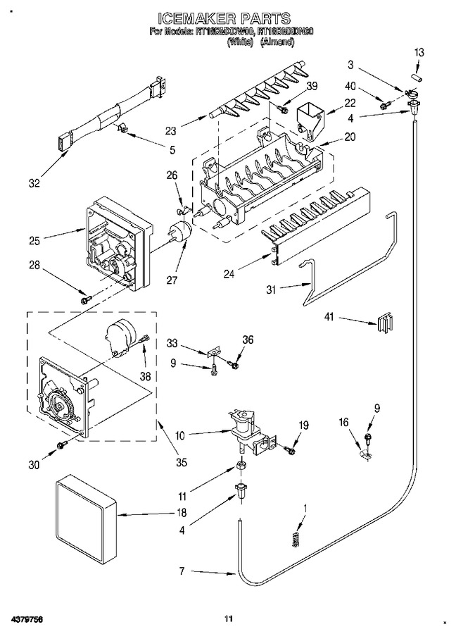 Diagram for RT18BMXDW00