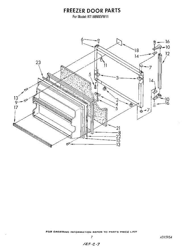 Diagram for RT18BMXVW11