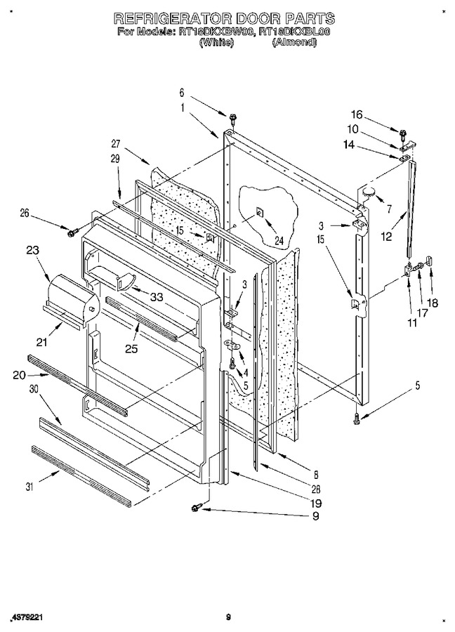 Diagram for RT18DKXBW00
