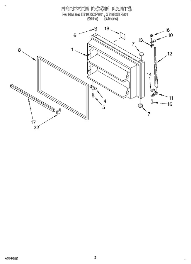 Diagram for RT18DKXFW01