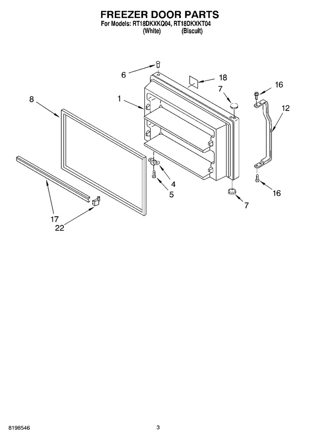 Diagram for RT18DKXKT04