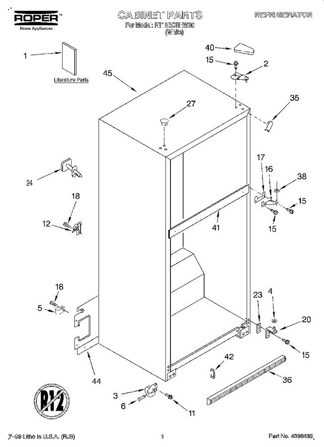 Diagram for RT18ECRHW00