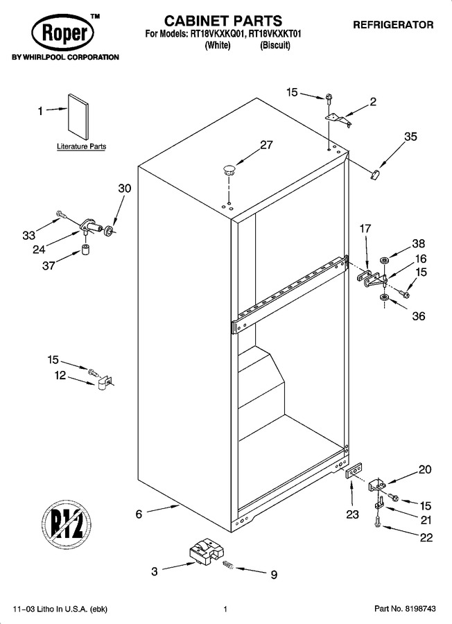 Diagram for RT18VKXKT01