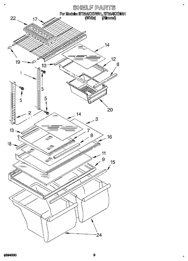 Diagram for RT20AKXDW01