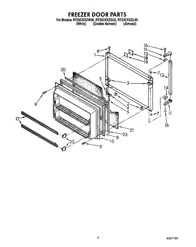 Diagram for RT20CKXZW00
