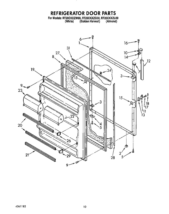 Diagram for RT20CKXZW00
