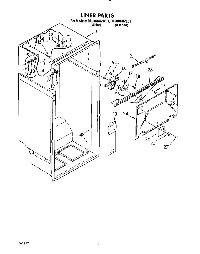 Diagram for RT20CKXZW01