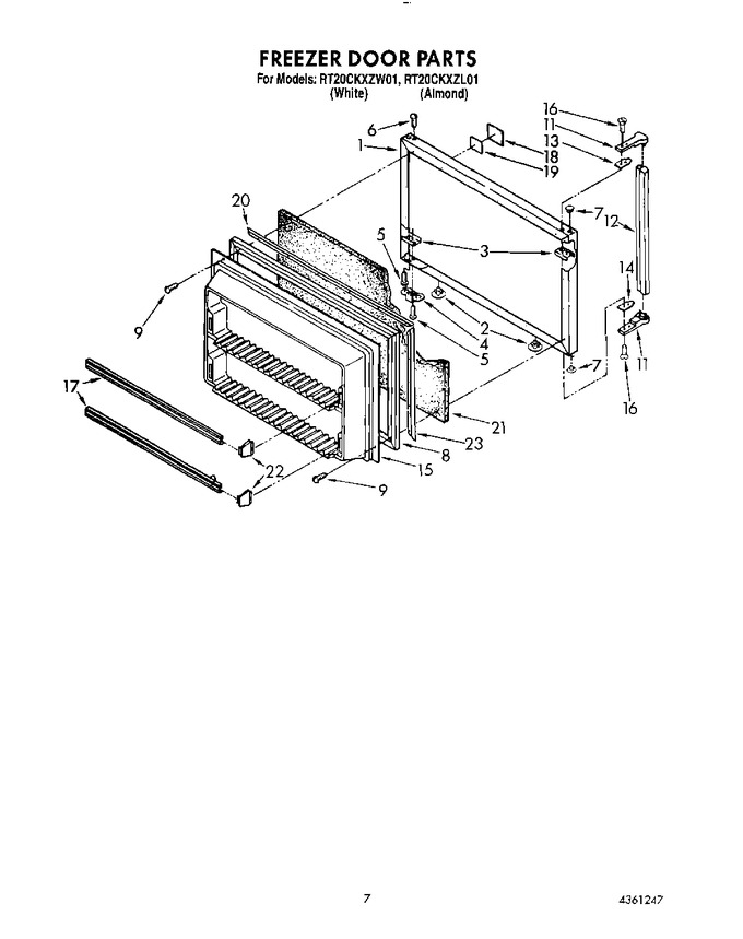 Diagram for RT20CKXZW01