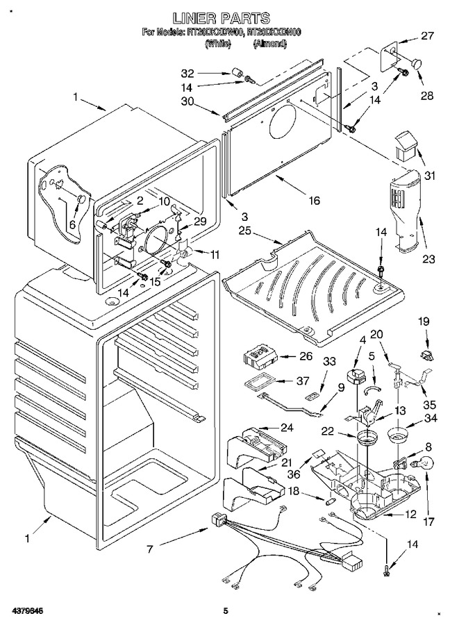 Diagram for RT20DKXDW00