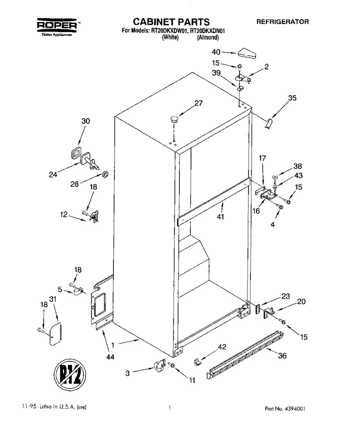 Diagram for RT20DKXDW01