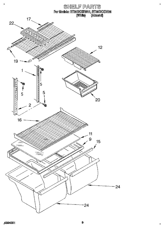 Diagram for RT20DKXDW01