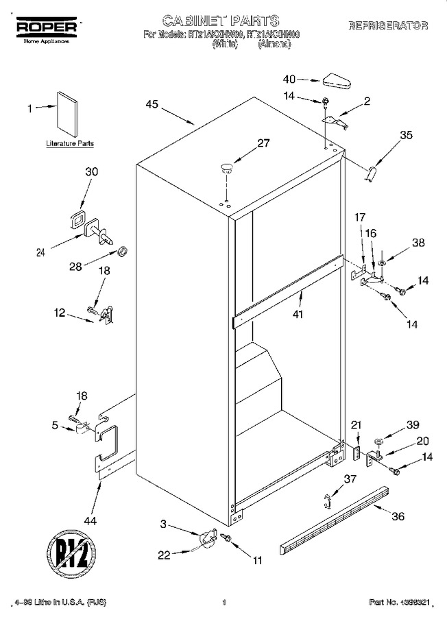 Diagram for RT21AKXHW00