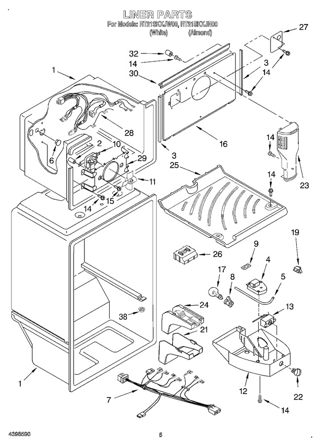 Diagram for RT21SKXJW00