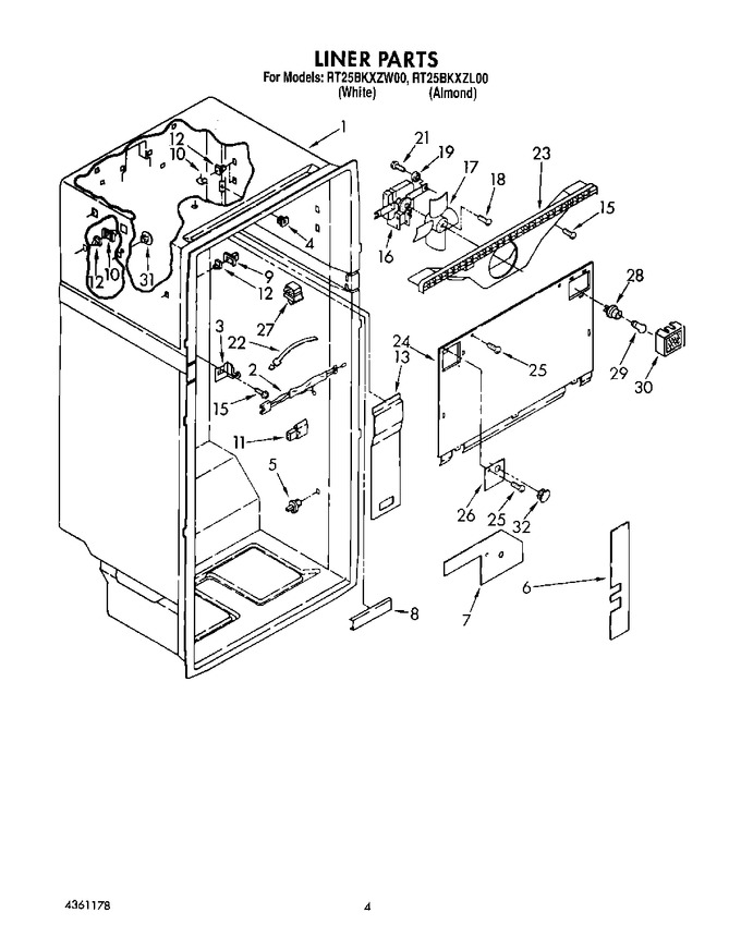 Diagram for RT25BKXZL00
