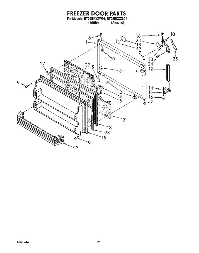 Diagram for RT25BKXZW01