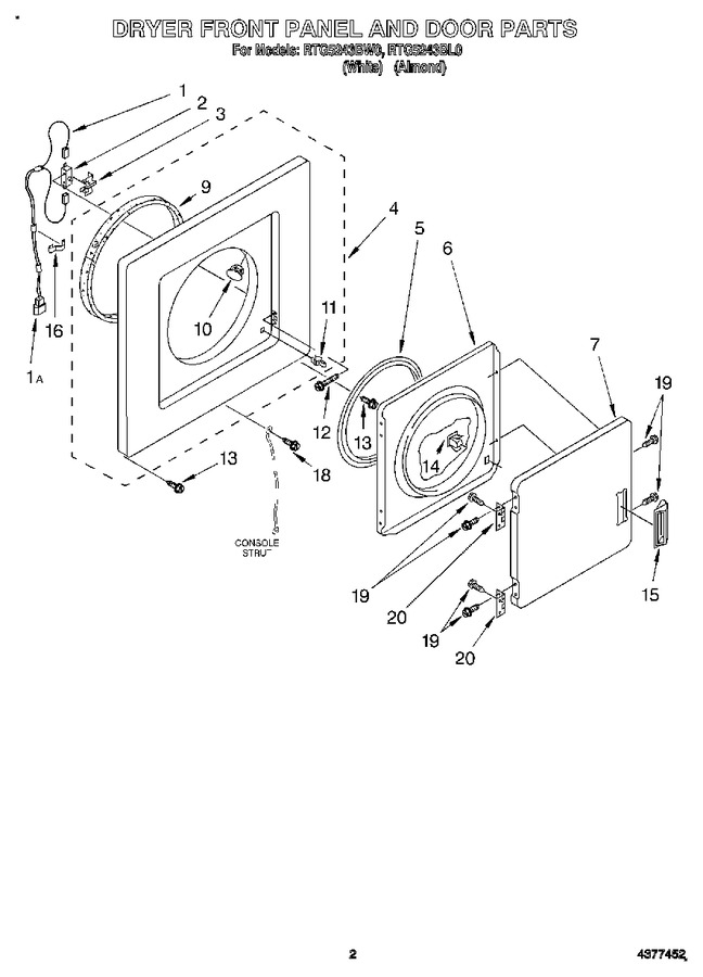 Diagram for RTG5243BW0