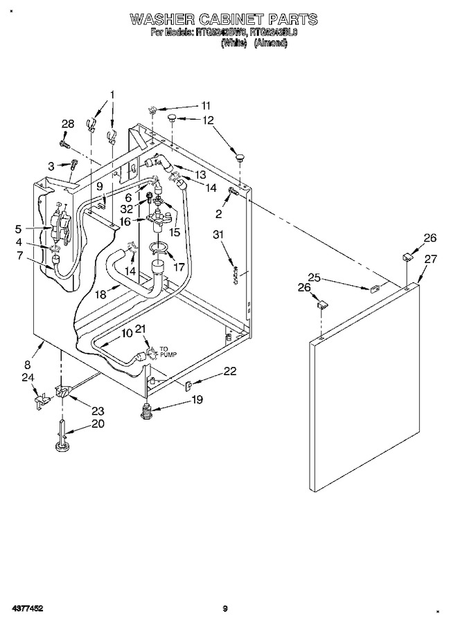 Diagram for RTG5243BW0